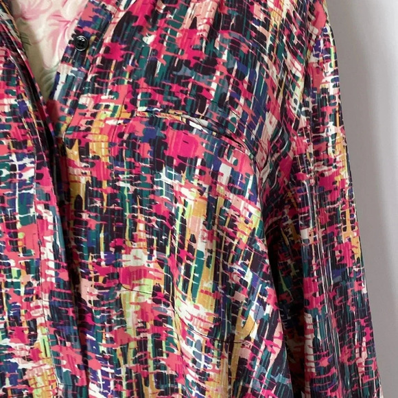 NYDJ printed blouse size large - Picture 3 of 10